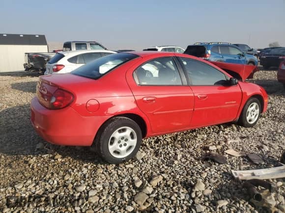 2001 Dodge Neon Highline with VIN 1B3ES46C71D214617, listed as a Copart auction lot 83102154 with Not provided miles and Salvage title. Bid and sale history available at DreamBid. Image 3.