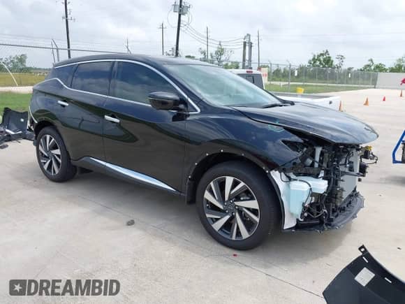 2024 Nissan Murano SL z VIN 5N1AZ2CJ7RC126678, wystawiony jako IAAI lot #42153100 z przebiegiem 1 757 mil mil oraz . Historia ofert i sprzedaży dostępna na DreamBid. Obrazek 1.