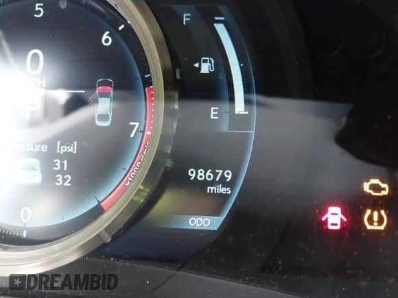 2015 Lexus IS 250 with VIN JTHCF1D27F5017496, listed as a IAAI auction lot 43350318 with 98,679 mi miles and . Bid and sale history available at DreamBid. Image 15.