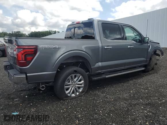 2025 Ford F-150 Lariat with VIN 1FTFW5L83SFA96519, listed as a Copart auction lot 64862475 with 770 mi miles and Salvage title. Bid and sale history available at DreamBid. Image 3.