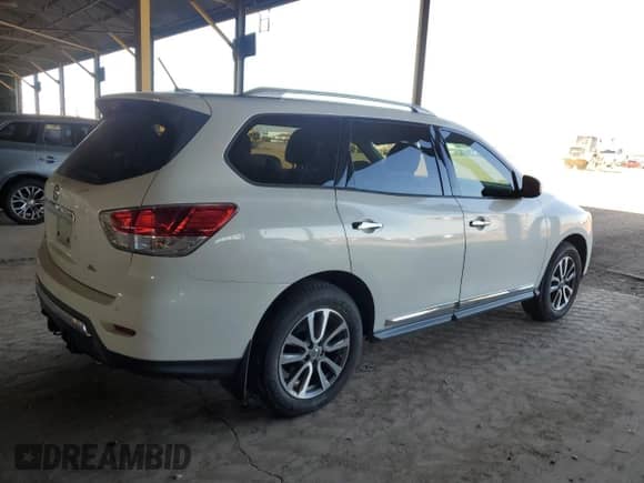 2013 Nissan Pathfinder SV with VIN 5N1AR2MN1DC650127, listed as a Copart auction lot 80942495 with 228,048 mi miles and Clean title. Bid and sale history available at DreamBid. Image 3.