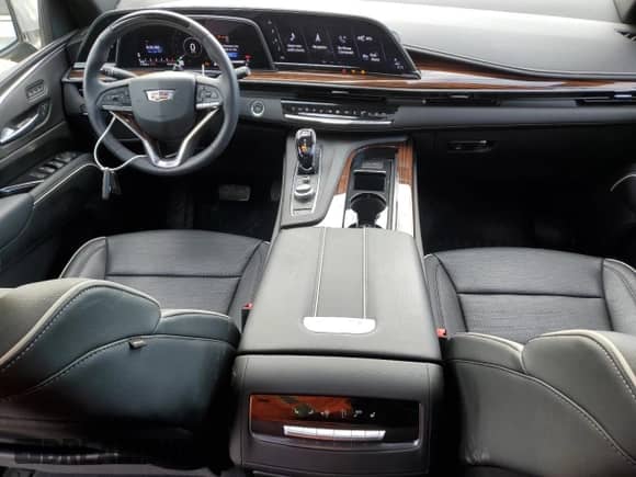 2023 Cadillac Escalade 4WD Premium Luxury with VIN 1GYS4BKL8PR262235, listed as a Copart auction lot 53835495 with 13,982 mi miles and Salvage title. Bid and sale history available at DreamBid. Image 8.