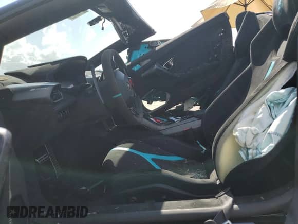 2019 Lamborghini Huracan Performante with VIN ZHWUS4ZF3KLA12102, listed as a Copart auction lot 65319274 with Not provided miles and Salvage title. Bid and sale history available at DreamBid. Image 7.