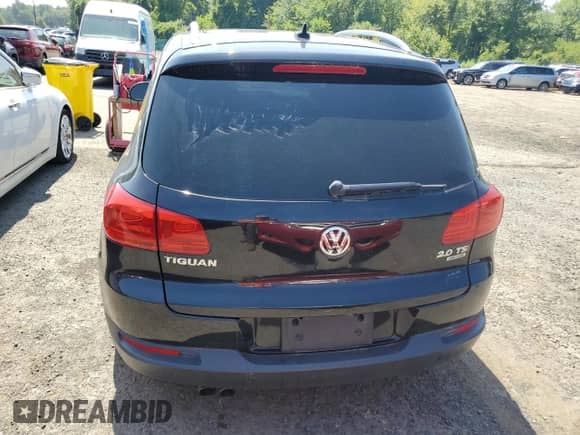 2014 Volkswagen Tiguan SE with VIN WVGBV3AX8EW532247, listed as a Copart auction lot 66505205 with 172,786 mi miles and Clean title. Bid and sale history available at DreamBid. Image 6.