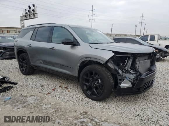 2024 Chevrolet Traverse AWD RS with VIN 1GNEVLKS6RJ189257, listed as a Copart auction lot 82745594 with 4,023 mi miles and Salvage title. Bid and sale history available at DreamBid. Image 4.