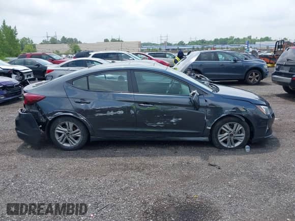 2020 Hyundai Elantra SEL with VIN 5NPD84LF4LH610914, listed as a IAAI auction lot 42722782 with 44,387 mi miles and . Bid and sale history available at DreamBid. Image 13.