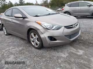 2013 Hyundai Elantra GLS with VIN 5NPDH4AE9DH435135, listed as a IAAI auction lot 43528391 with 128,646 mi miles and . Bid and sale history available at DreamBid. Image 1.