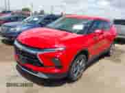 2023 Chevrolet Blazer LT with VIN 3GNKBCR45PS156202, listed as a IAAI auction lot 42583840 with 43,800 mi miles and . Bid and sale history available at DreamBid. Image 2.