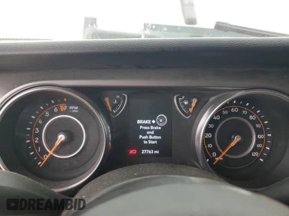 2022 Jeep Wrangler Sport с VIN 1C4HJXAG8NW181325, выставлен на аукционе Copart как лот 82700694 с пробегом 27 763 миль миль и Списание • Salvage title. История ставок и продаж доступна на DreamBid. Изображение 9.