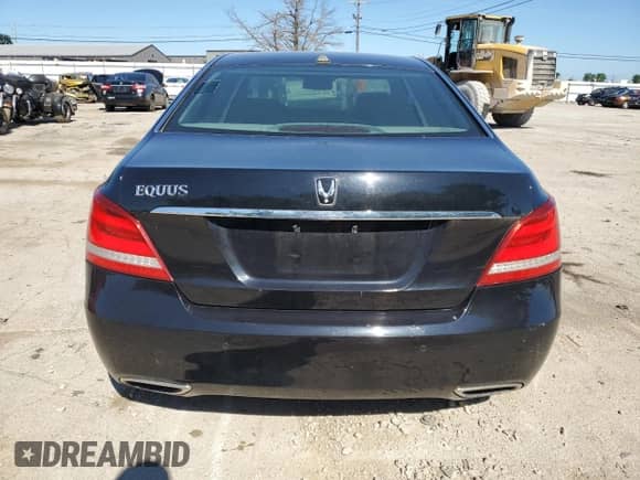 2014 Hyundai Equus Ultimate with VIN KMHGH4JHXEU087985, listed as a Copart auction lot 60265744 with Not provided miles and Clean title. Bid and sale history available at DreamBid. Image 6.