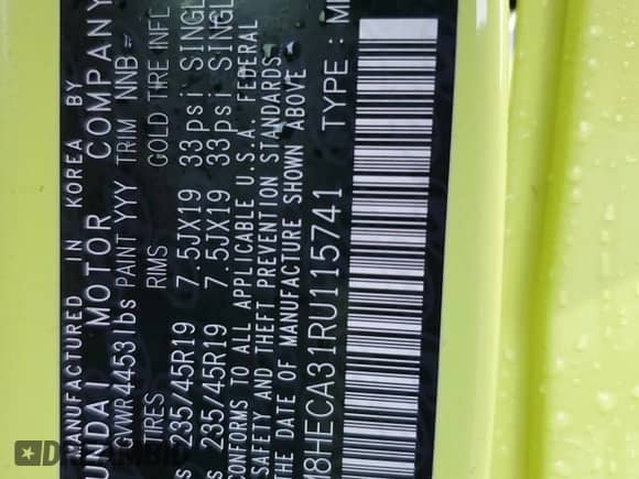 2024 Hyundai Kona Limited with VIN KM8HECA31RU115741, listed as a Copart auction lot 83998975 with 16,897 mi miles and Salvage title. Bid and sale history available at DreamBid. Image 14.