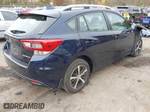2020 Subaru Impreza Premium z VIN 4S3GTAV65L3734371, wystawiony jako IAAI lot #43492013 z przebiegiem 14 009 mil mil oraz . Historia ofert i sprzedaży dostępna na DreamBid. Obrazek 4.