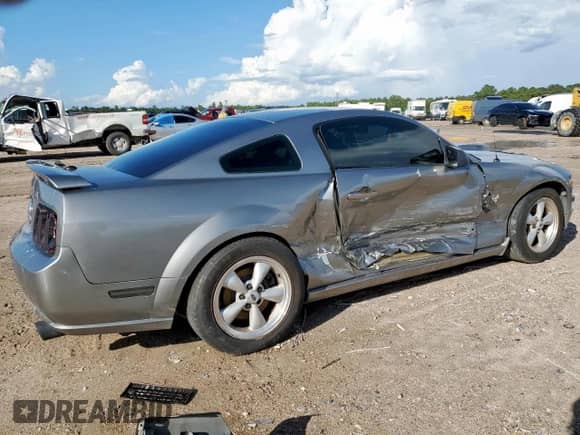 2009 Ford Mustang GT with VIN 1ZVHT82H195106031, listed as a Copart auction lot 81744055 with 64,099 mi miles and Salvage title. Bid and sale history available at DreamBid. Image 3.