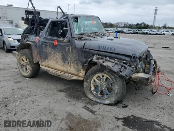 2020 Jeep Wrangler Sport S with VIN 1C4GJXAG4LW247149, listed as a Copart auction lot 51600935 with 49,648 mi miles and Salvage title. Bid and sale history available at DreamBid. Image 4.