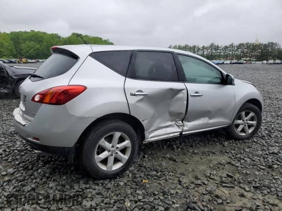 2010 Nissan Murano S with VIN JN8AZ1MW4AW131109, listed as a Copart auction lot 57637635 with 111,637 mi miles and Salvage title. Bid and sale history available at DreamBid. Image 3.