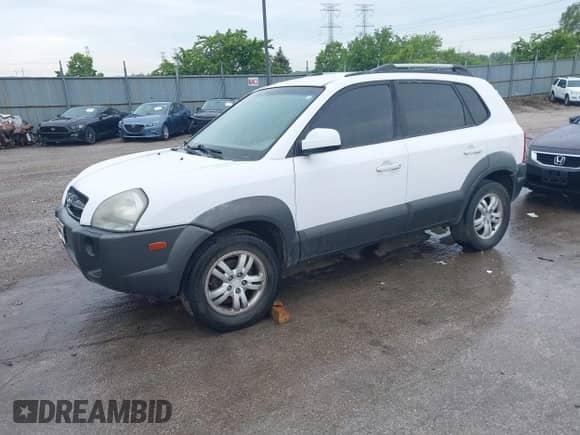 2008 Hyundai Tucson SE with VIN KM8JN12D08U803452, listed as a IAAI auction lot 42368069 with 194,963 mi miles and . Bid and sale history available at DreamBid. Image 2.