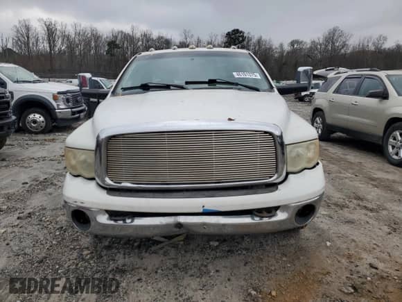 2004 Dodge 3500 SLT with VIN 3D7MA48C34G161955, listed as a Copart auction lot 46101375 with 362,119 mi miles and Salvage title. Bid and sale history available at DreamBid. Image 5.