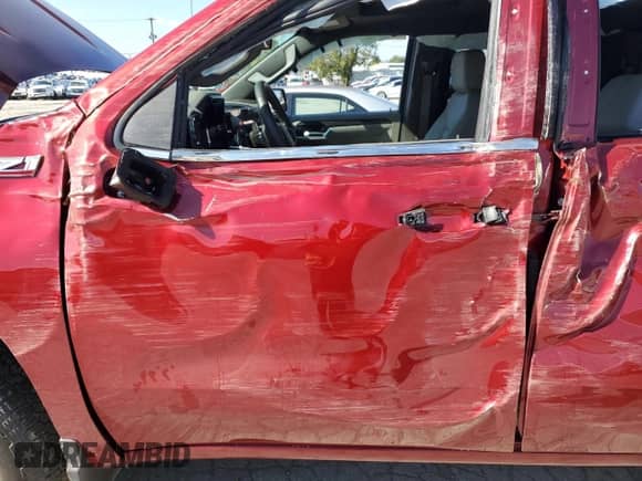 2025 Chevrolet Silverado 1500 LTZ with VIN 1GCUKGE84SZ219383, listed as a Copart auction lot 83837955 with 5,058 mi miles and Salvage title. Bid and sale history available at DreamBid. Image 7.