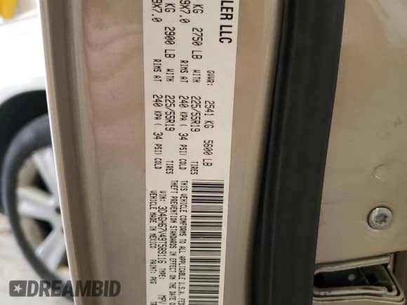 2009 Dodge Journey R/T with VIN 3D4GH67V49T589116, listed as a Copart auction lot 63523405 with 146,214 mi miles and Clean title. Bid and sale history available at DreamBid. Image 13.