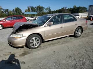 2001 Honda Accord EX z VIN 1HGCG16581A082803, wystawiony jako Copart lot #85073345 z przebiegiem 69 485 mil mil oraz Szkoda całkowita • Salvage title. Historia ofert i sprzedaży dostępna na DreamBid. Obrazek 1.