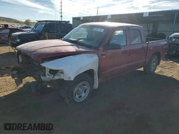 2006 Dodge Dakota ST с VIN 1D7HW28K66S706928, выставлен на аукционе Copart как лот 81569314 с пробегом 161 319 миль миль и Списание • Salvage title. История ставок и продаж доступна на DreamBid. Изображение 1.
