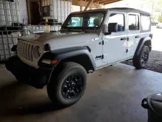 2023 Jeep Wrangler Sport with VIN 1C4HJXDG2PW701288, listed as a Copart auction lot 58585345 with 30,127 mi miles and Clean title. Bid and sale history available at DreamBid. Image 1.