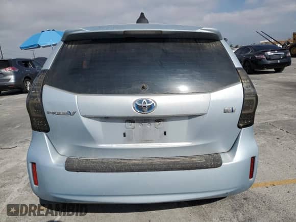 2012 Toyota Prius Two with VIN JTDZN3EU2C3046700, listed as a Copart auction lot 80448715 with 394,343 mi miles and Salvage title. Bid and sale history available at DreamBid. Image 6.