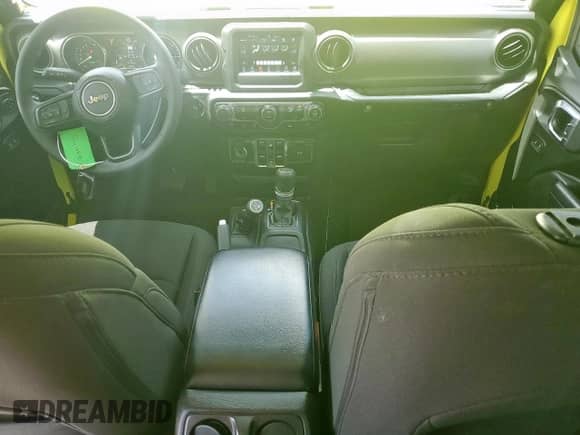 2023 Jeep Wrangler with VIN 1C4JJXN69PW625835, listed as a Copart auction lot 60888495 with 44,239 mi miles and Salvage title. Bid and sale history available at DreamBid. Image 8.