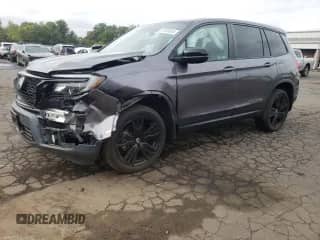 2021 Honda Passport Sport with VIN 5FNYF8H23MB001205, listed as a Copart auction lot 81596965 with 95,831 mi miles and Salvage title. Bid and sale history available at DreamBid. Image 1.