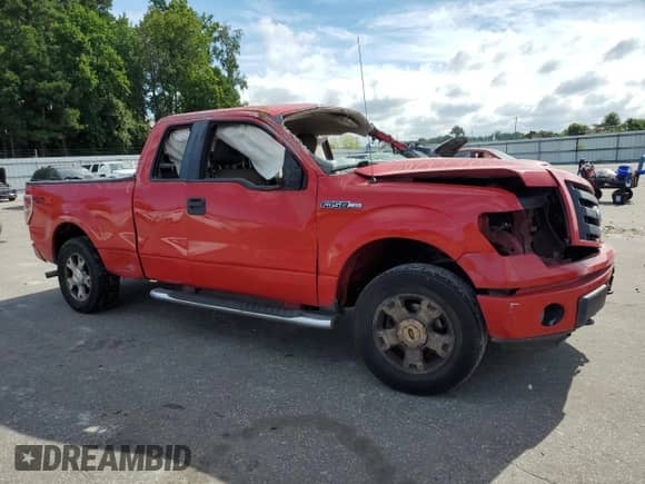 2009 Ford F-150 STX with VIN 1FTRX14W09KC89857, listed as a Copart auction lot 69797715 with Not provided miles and Salvage title. Bid and sale history available at DreamBid. Image 4.