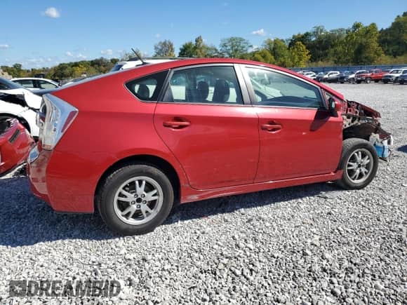 2010 Toyota Prius II with VIN JTDKN3DU6A0197590, listed as a Copart auction lot 86284305 with 58,134 mi miles and Salvage title. Bid and sale history available at DreamBid. Image 3.