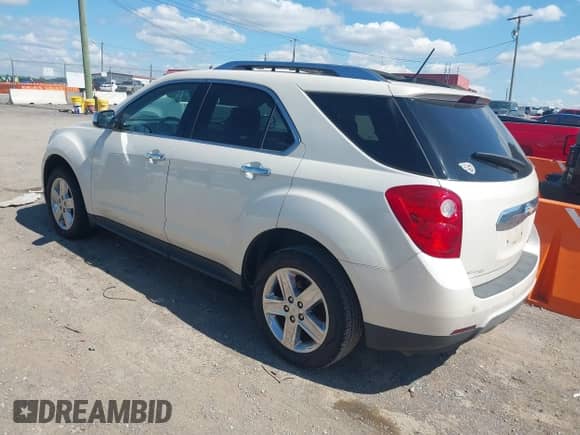 2014 Chevrolet Equinox LTZ with VIN 1GNALDEK6EZ135829, listed as a IAAI auction lot 43329036 with 153,028 mi miles and . Bid and sale history available at DreamBid. Image 3.