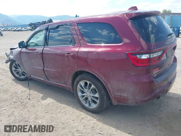 2019 Dodge Durango GT Plus with VIN 1C4RDJDG1KC550334, listed as a IAAI auction lot 42795530 with 126,964 mi miles and . Bid and sale history available at DreamBid. Image 3.