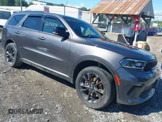 2021 Dodge Durango GT Plus with VIN 1C4RDJDG6MC521608, listed as a IAAI auction lot 43076236 with 62,629 mi miles and . Bid and sale history available at DreamBid. Image 1.