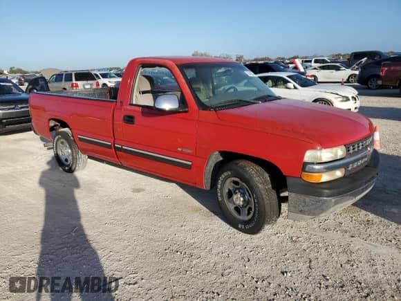 2000 Chevrolet Silverado 1500 LS with VIN 1GCEC14V0YE307577, listed as a Copart auction lot 78489244 with Not provided miles and Non repairable. Bid and sale history available at DreamBid. Image 4.