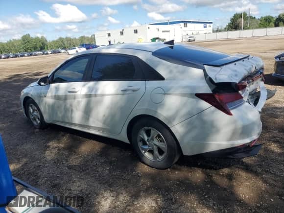 2023 Hyundai Elantra SEL with VIN KMHLM4AG0PU376457, listed as a Copart auction lot 67086625 with 44,258 mi miles and Salvage title. Bid and sale history available at DreamBid. Image 2.