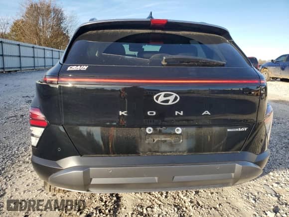 2024 Hyundai Kona Limited с VIN KM8HECA35RU054104, выставлен на аукционе Copart как лот 81705934 с пробегом 8 557 миль миль и Списание • Salvage title. История ставок и продаж доступна на DreamBid. Изображение 6.