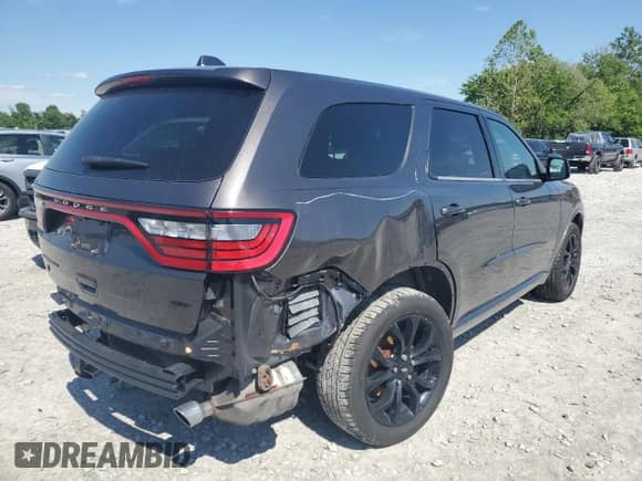 2020 Dodge Durango GT with VIN 1C4RDJDG2LC395066, listed as a Copart auction lot 58250105 with 93,438 mi miles and Salvage title. Bid and sale history available at DreamBid. Image 3.