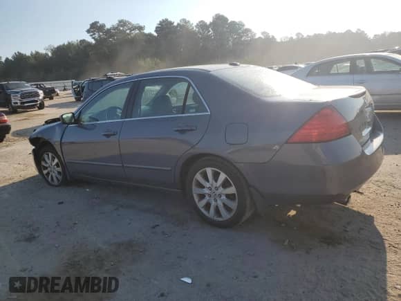 2007 Honda Accord EX-L with VIN 1HGCM66537A015542, listed as a Copart auction lot 80908255 with 154,279 mi miles and Salvage title. Bid and sale history available at DreamBid. Image 2.
