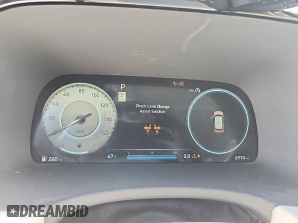 2023 Hyundai Palisade Calligraphy с VIN KM8R7DGE6PU598721, выставлен на аукционе Copart как лот 81345395 с пробегом 6 914 миль миль и Чистый • Clean title. История ставок и продаж доступна на DreamBid. Изображение 9.