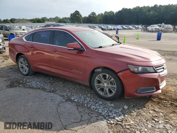 2015 Chevrolet Impala LT with VIN 2G1125S33F9131255, listed as a Copart auction lot 69596795 with 180,181 mi miles and Salvage title. Bid and sale history available at DreamBid. Image 4.