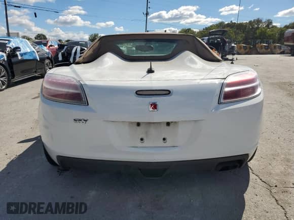 2007 Saturn Sky with VIN 1G8MB35B57Y112158, listed as a Copart auction lot 81941805 with Not provided miles and Clean title. Bid and sale history available at DreamBid. Image 6.