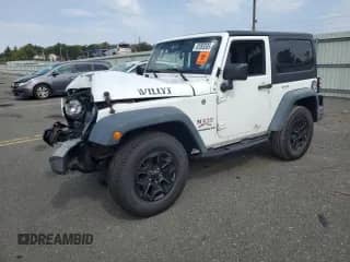 2016 Jeep Wrangler Sport with VIN 1C4AJWAG9GL192124, listed as a Copart auction lot 82093505 with Not provided miles and Salvage title. Bid and sale history available at DreamBid. Image 1.