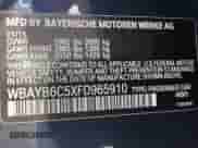 2015 BMW 7 Series 750i xDrive с VIN WBAYB6C5XFD965910, выставлен на аукционе Copart как лот 55407895 с пробегом 173 486 миль миль и Списание • Salvage title. История ставок и продаж доступна на DreamBid. Изображение 15.