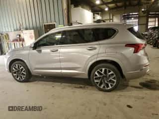 2023 Hyundai Santa Fe Calligraphy z VIN 5NMS5DAL8PH614511, wystawiony jako Copart lot #81948965 z przebiegiem 22 619 mil mil oraz Szkoda całkowita • Salvage title. Historia ofert i sprzedaży dostępna na DreamBid. Obrazek 2.