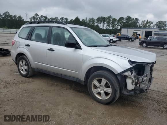 2011 Subaru Forester X with VIN JF2SHBBC5BH754392, listed as a Copart auction lot 84227825 with 41,610 mi miles and Salvage title. Bid and sale history available at DreamBid. Image 4.