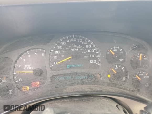 2003 Chevrolet Silverado 1500HD LT with VIN 1GCGK13UX3F232622, listed as a Copart auction lot 44252995 with 480,214 mi miles and Clean title. Bid and sale history available at DreamBid. Image 9.