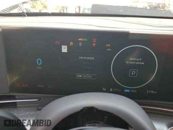 2024 Hyundai Kona SEL with VIN KM8HC3A66RU011164, listed as a Copart auction lot 73048134 with 2,178 mi miles and Non repairable. Bid and sale history available at DreamBid. Image 9.