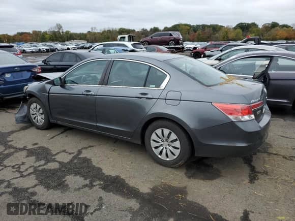 2011 Honda Accord LX с VIN 1HGCP2F34BA028856, выставлен на аукционе Copart как лот 86085805 с пробегом 171 586 миль миль и Списание • Salvage title. История ставок и продаж доступна на DreamBid. Изображение 2.