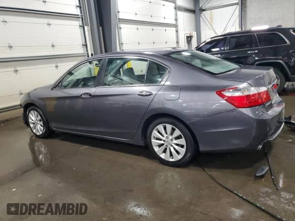 2014 Honda Accord EX-L with VIN 1HGCR3F85EA034083, listed as a Copart auction lot 72096445 with 95,311 mi miles and Salvage title. Bid and sale history available at DreamBid. Image 2.